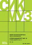 String Quartet No. 15, Op. 144  Score