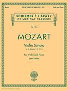 Sonata in A, K.526  Violin and Piano