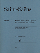 Camille Saint-SaÃƒÂ«ns - Sonata No. 1 in C minor, Op. 32  Violoncello and Piano With Marked and Unmarked String Parts