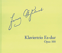 Piano Trio in E-Flat Major, Op. 100 D929  Facsimile of the Autograph