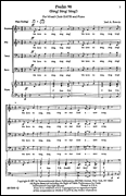 Psalm 98 (Sing! Sing! Sing!)           Format:  SATB