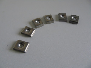 Stainless steel clamps set of 6