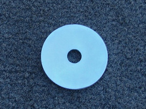 Mudguard washer Zinc plated 1/4  hole x 1& 1/4"Dia.