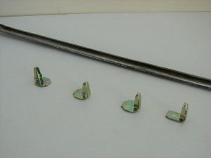 A40 chrome mould retainer clip: kit for Dorset
