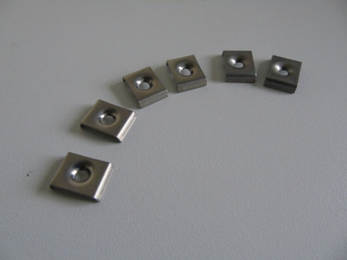 Stainless steel clamps set of 6