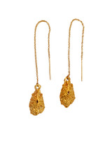 Sea Limpet Threader Earrings in 18k Gold Vermeil
