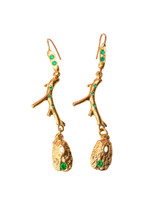 Outer Reef Emerald Earring Set