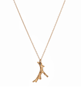 Fire of Red Coral  Necklace silver