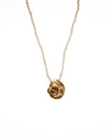Found Treasure Mini Pearl Oyster Necklace