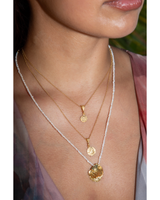 Found Treasure Mini Pearl Oyster Necklace