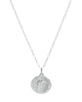 Nautical Mile Silver Coin Necklace