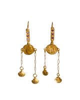 Near Miss Amethyst Earrings