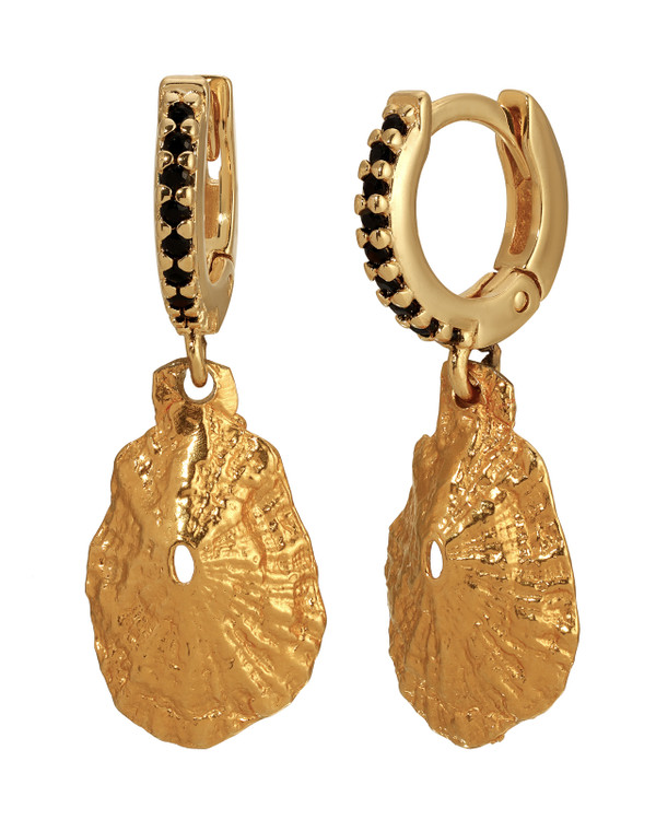 Black & Gold Sea Limpet Huggies