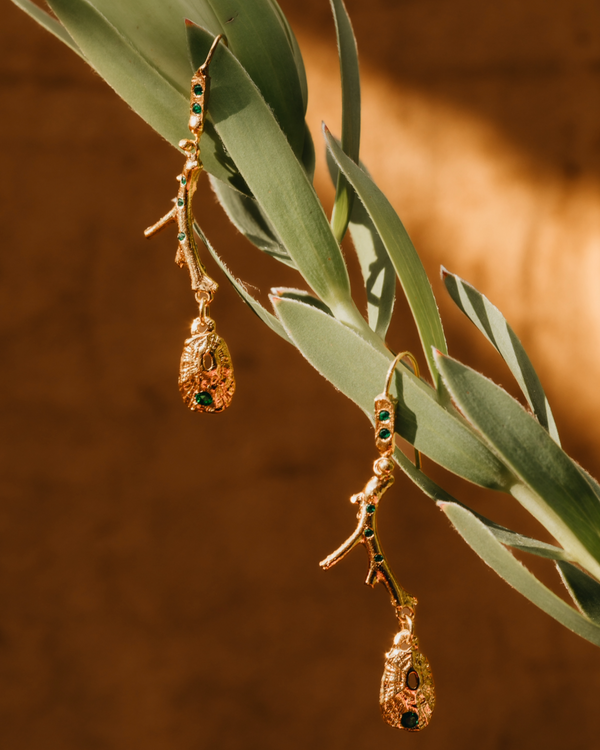 Outer Reef Emerald Earring Set Outer Reef Emerald Earring Set