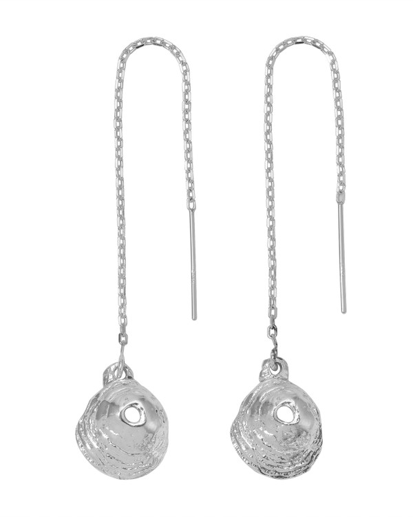 La Patelle Petit Threader Earrings in Sterling Silver