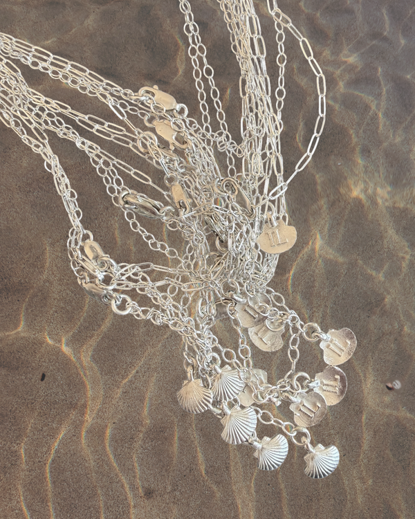 Forever is a Fiction Long Chain in Silver