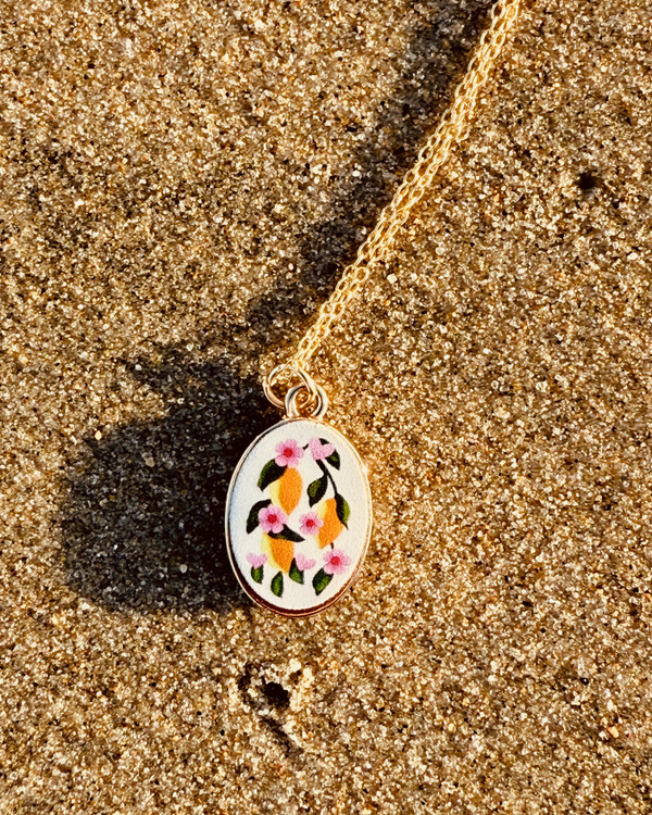 Lemon Grove Petal Necklace