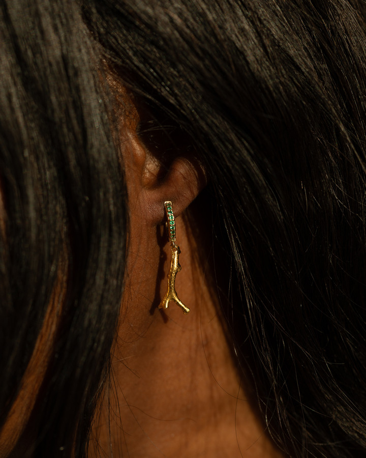 Emerald & Coral Huggies