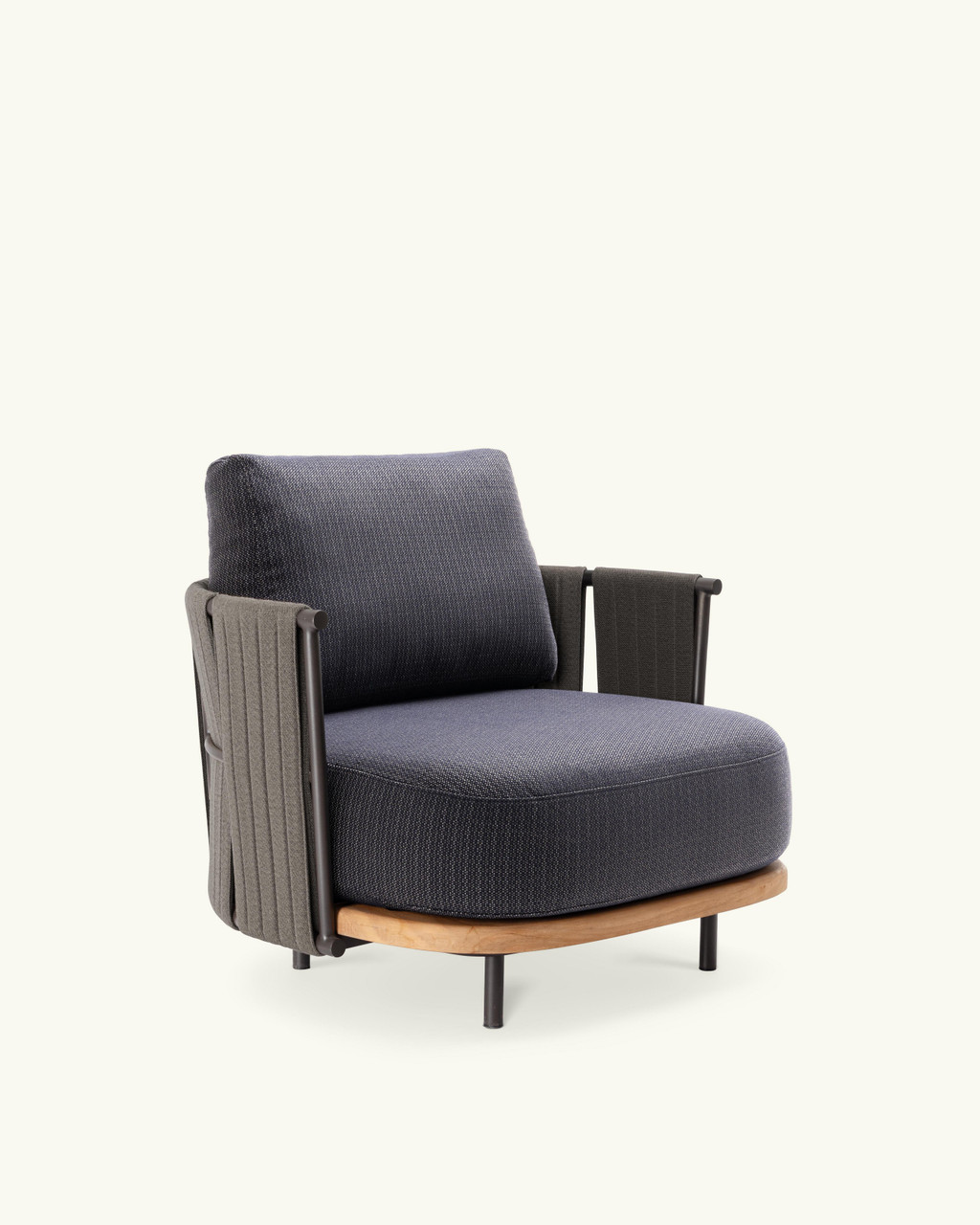 Rada blue armchair - Teporia
