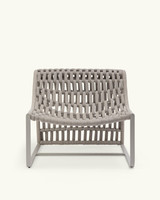 Juta light grey lounge armchair