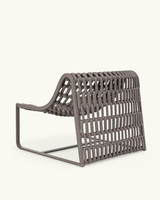 Juta brown lounge armchair