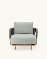 Rada aquamarine colour armchair