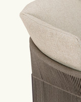 Duara dark taupe 3 seater sofa