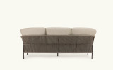 Duara dark taupe 3 seater sofa