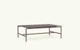 Duara dark taupe rectangular coffee table