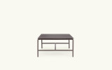 Duara dark taupe rectangular coffee table
