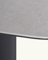 Flower 160x160 anthracite table