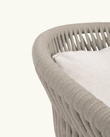 Grecale light beige armchair