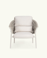 Grecale light beige armchair