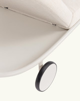 Grecale light beige sunbed