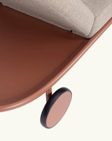 Grecale brick red sunbed