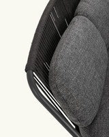Fune anthracite sofa lumbar cushion