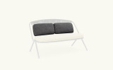Fune anthracite sofa lumbar cushion