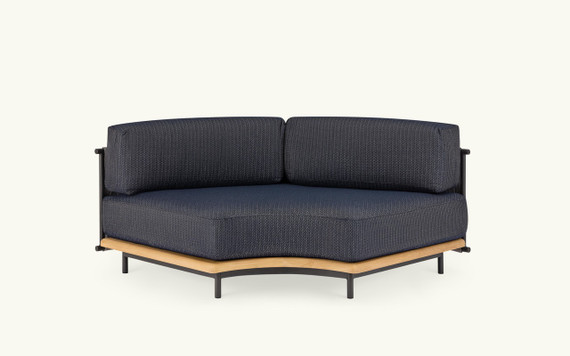 Rada blue corner sofa
