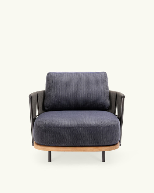 Rada blue armchair
