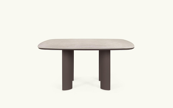 Flower 160x160 moka table