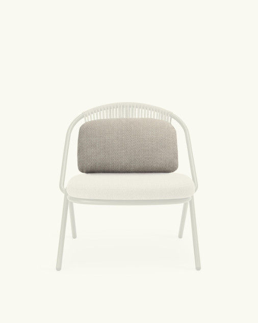 Fune green armchair lumbar cushion