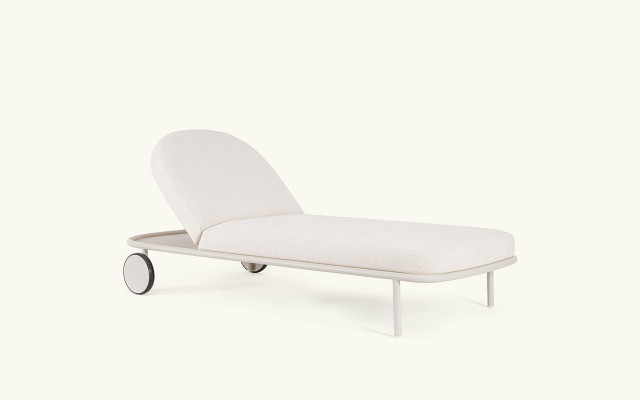 Lettino Grecale beige chiaro