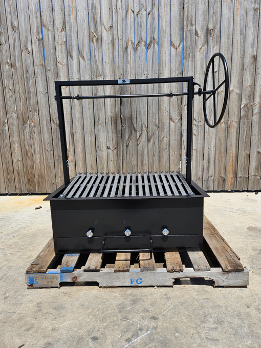 GAS, WOOD, AND CHARCOAL FUELED SANTA MARIA GRILLS