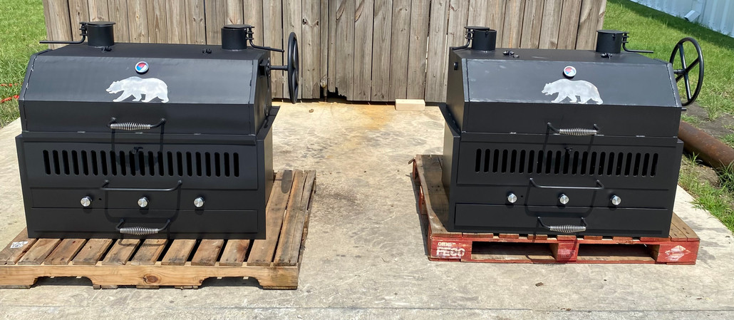 OUR NEW GAS, WOOD, AND CHARCOAL FUELED GRILLS