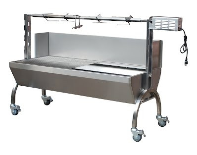 Free Standing Pig, Lamb, and Goat Rotisserie