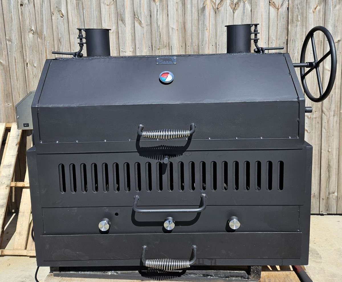 4638 Hybrid Grill | Wood - Charcoal - Gas All in One Grill