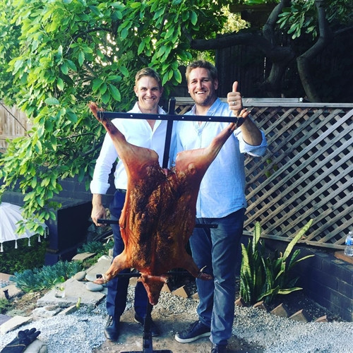 Asado Cross with Adjustable Base