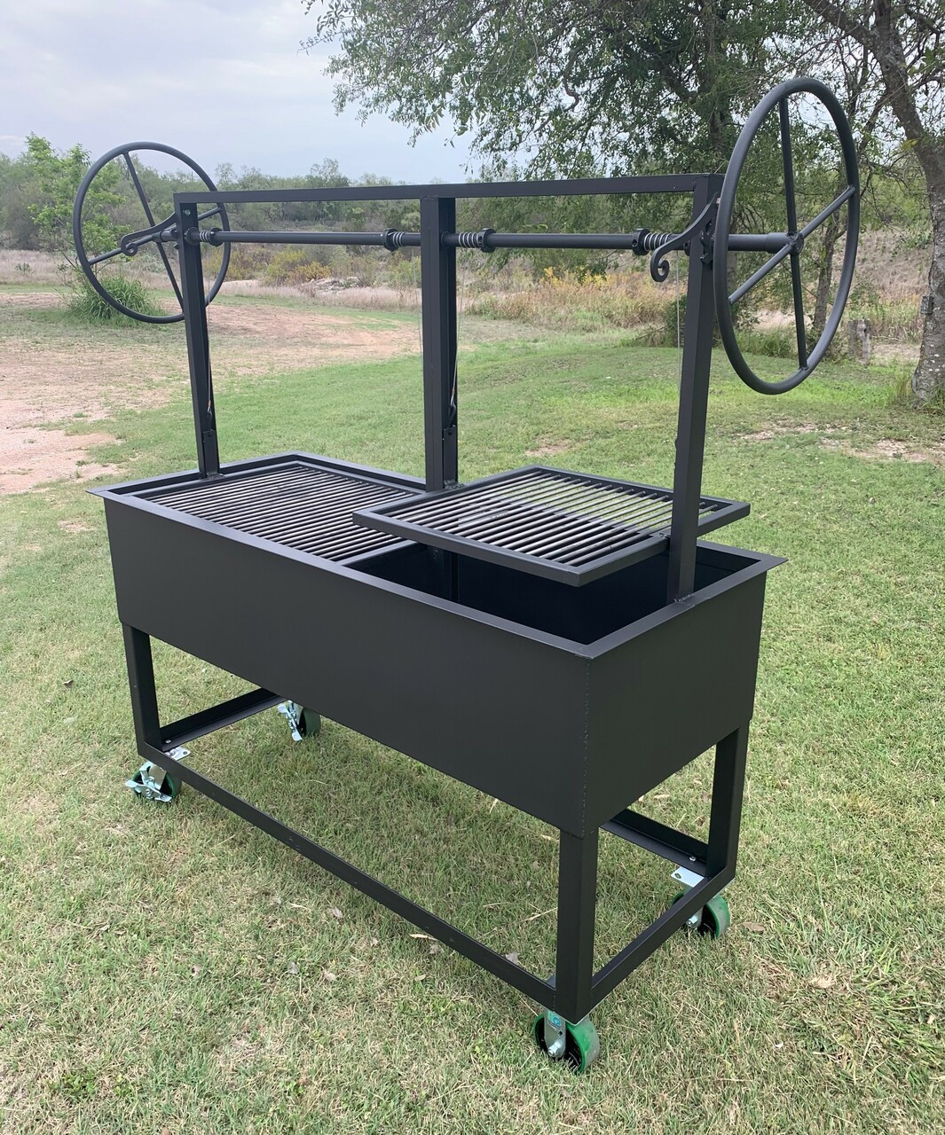 4'x3' Santa Maria Trailer BBQ Grill