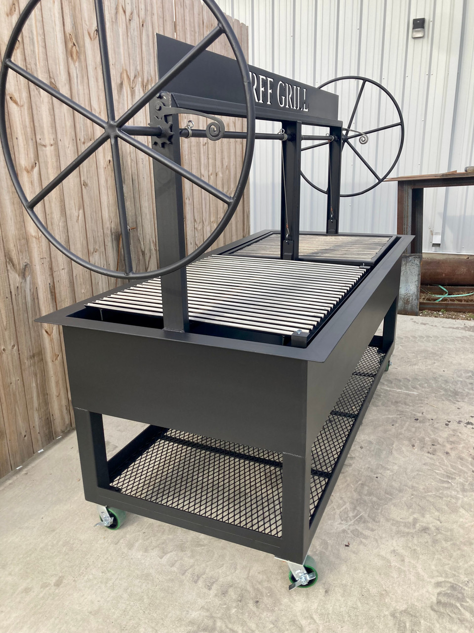 4'x3' Santa Maria Trailer BBQ Grill