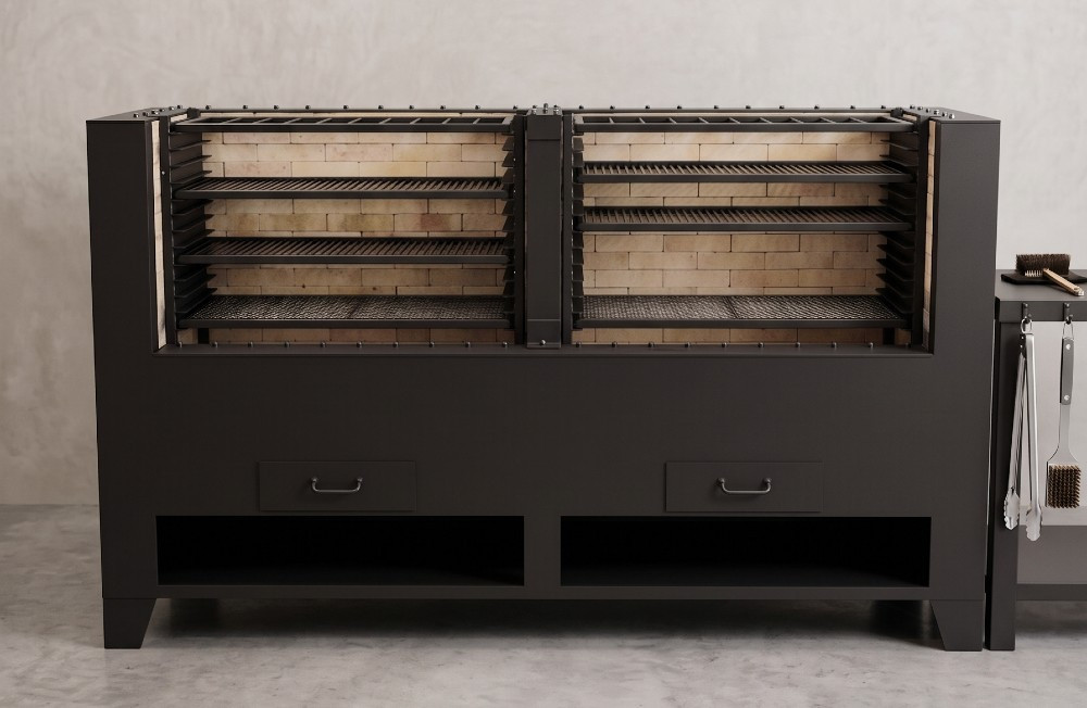 NorCal Ovenworks #5009 Split Robata Hearth Grill – NSF Commercial